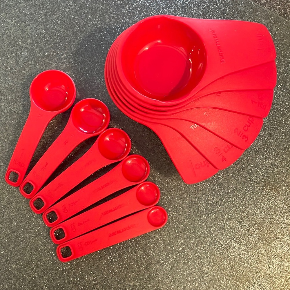 Tupperware Measuring Mates Set, space saving.